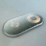 Choetech Qi 2in1 trådløs oplader til smartphones / Apple Watch med stand (MFI) USB Type C hvid (T317)