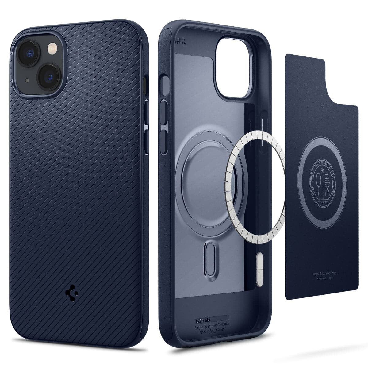 Spigen ACS04919 mobiltelefon etui 17 cm (6.7") Cover Blå