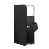Celly WALLY1054 mobiltelefon etui 15,5 cm (6.1") Tegnebogsetui Sort