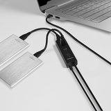 Axagon HUE-S2BP interface hub USB 3.2 Gen 1 (3.1 Gen 1) Type-A 5000 Mbit/s Sort