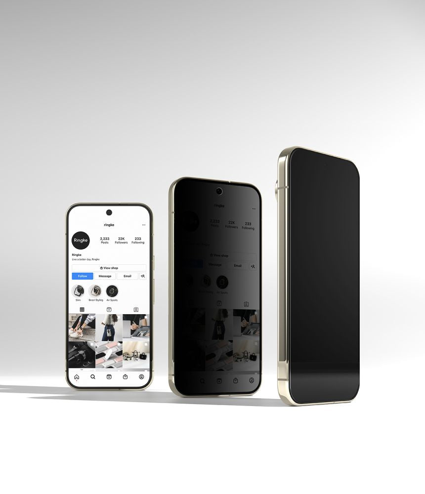 Privacyglas Ringke Easy Slide 2 Pack Google Pixel 9 Pro / 10 Pro / 11 Pro Privacy