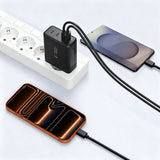Tech Protect Nc140 W Gan 4 Port Netværksopladder Pd 140 W / Qc3.0 Sort