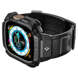 Spigen Rugged Armor ”Pro” Apple Watch Ultra 1 / 2 / 3 / 4 (49 Mm) Sort