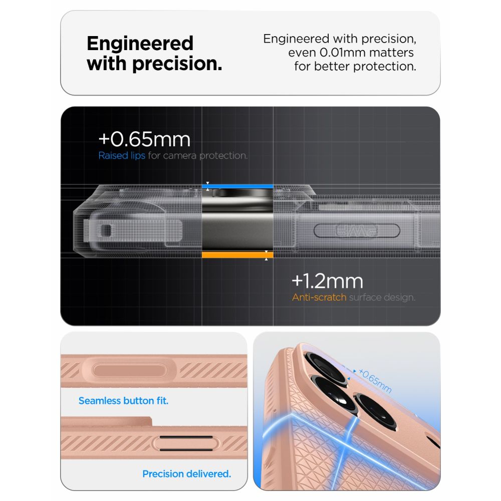Spigen Liquid Air Iphone 17 Pro Max / 18 Pro Max Rose Titanium