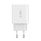 Tech Protect Nc30 W 3 Ports Netværksopladder Pd 30 W / Qc3.0 Sort