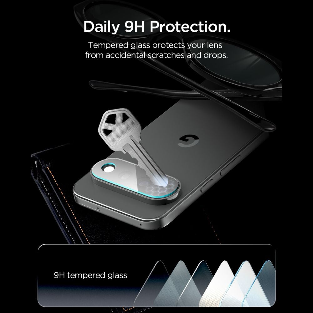 Kamera Beskyttelse Spigen Optik Pro Glas.Tr Ez Fit Camera Protector 2 Pack Google Pixel 11 Pro Clear