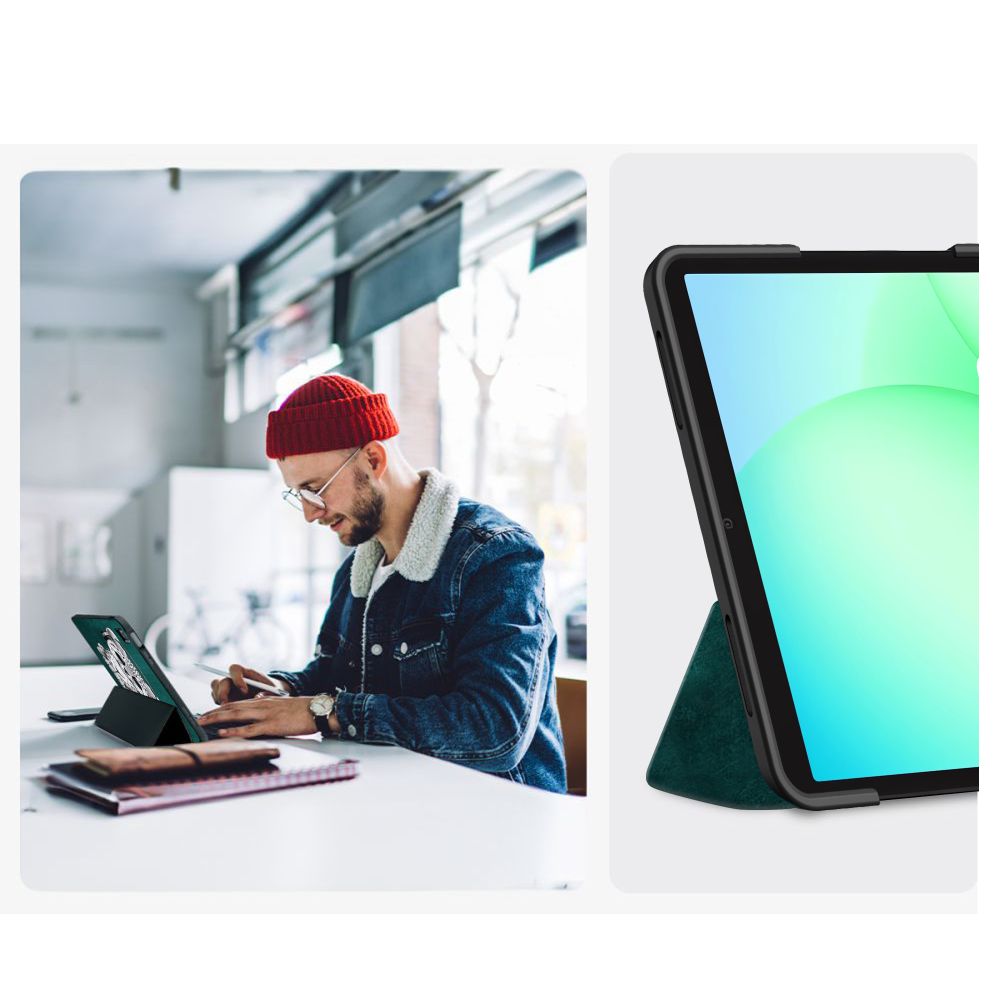 Tech Protect Smartcase Til Galaxy Tab A9+ / A11+ Plus 11.0 X210 / X215 / X216 / X230 / X235 / X236 Sad Cat
