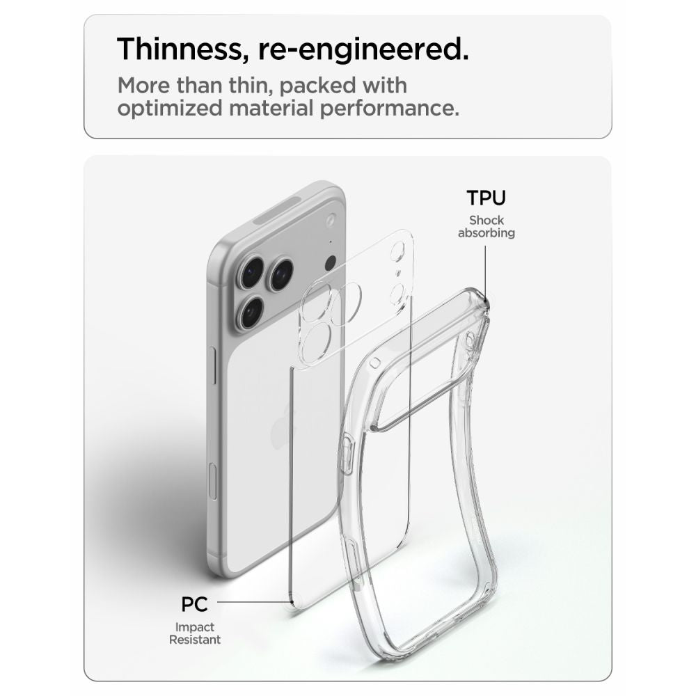 Spigen Ultra Hybrid Iphone 17 Pro Max / 18 Pro Max Krystalklar