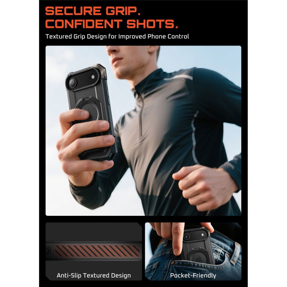 Supcase Ub Grip Mag Magsafe Iphone Air Sort