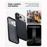 Spigen Nano Pop Magsafe Iphone 17 Pro Max / 18 Pro Max Sort Sesam