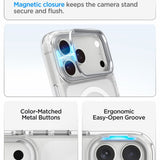 Spigen Ultra Hybrid Optik S Magsafe Iphone 17 Pro / 18 Pro Klar/Sølv