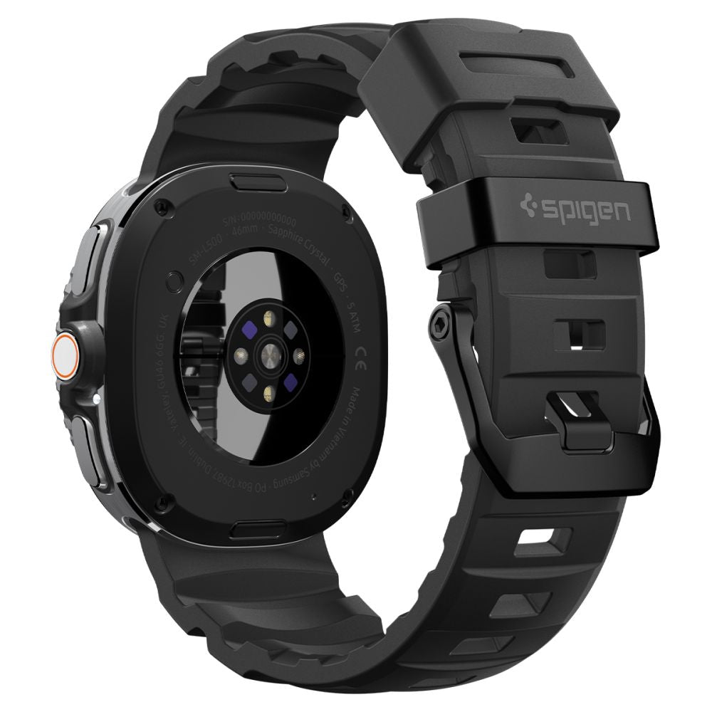 Spigen Wbs2 Band Til Samsung Galaxy Watch 8 / 9 / Classic (40 / 44 / 46 Mm) Sort