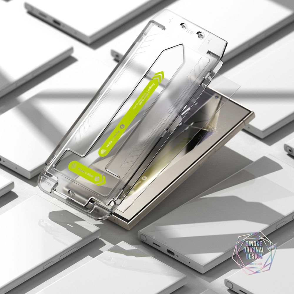 Hærdet Glas Ringke Easy Slide 2 Pack Galaxy S24 Ultra Clear