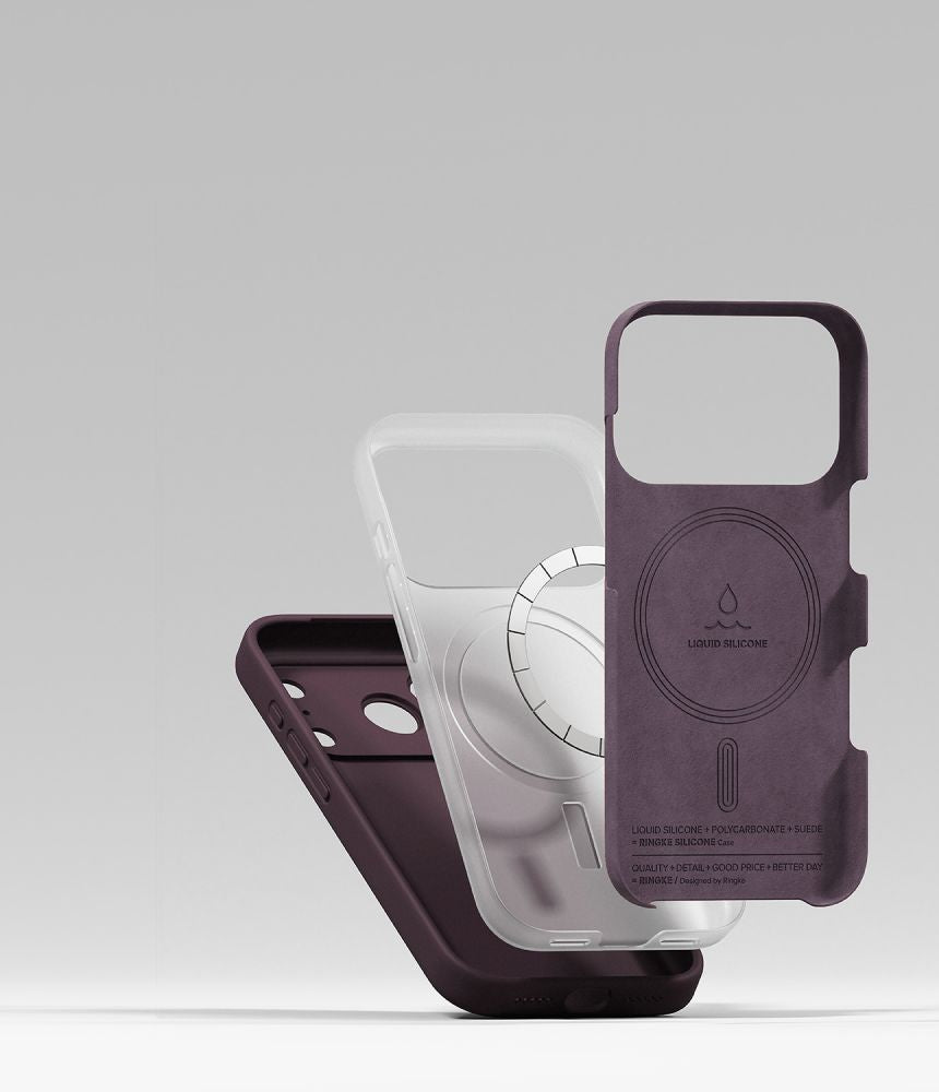 Ringke Silikone Magnetisk Magsafe Iphone 18 Pro Max Burgundy