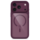 Tech Protect Magone Magsafe Cc + Glas 2 Pak Iphone 17 Pro Max / 18 Pro Max Burgundy/Clear