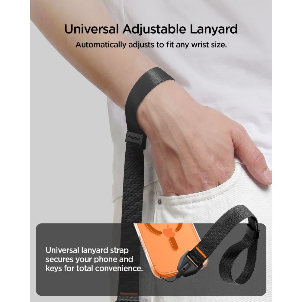 Spigen Universal Justerbar Håndledsstrop Sort