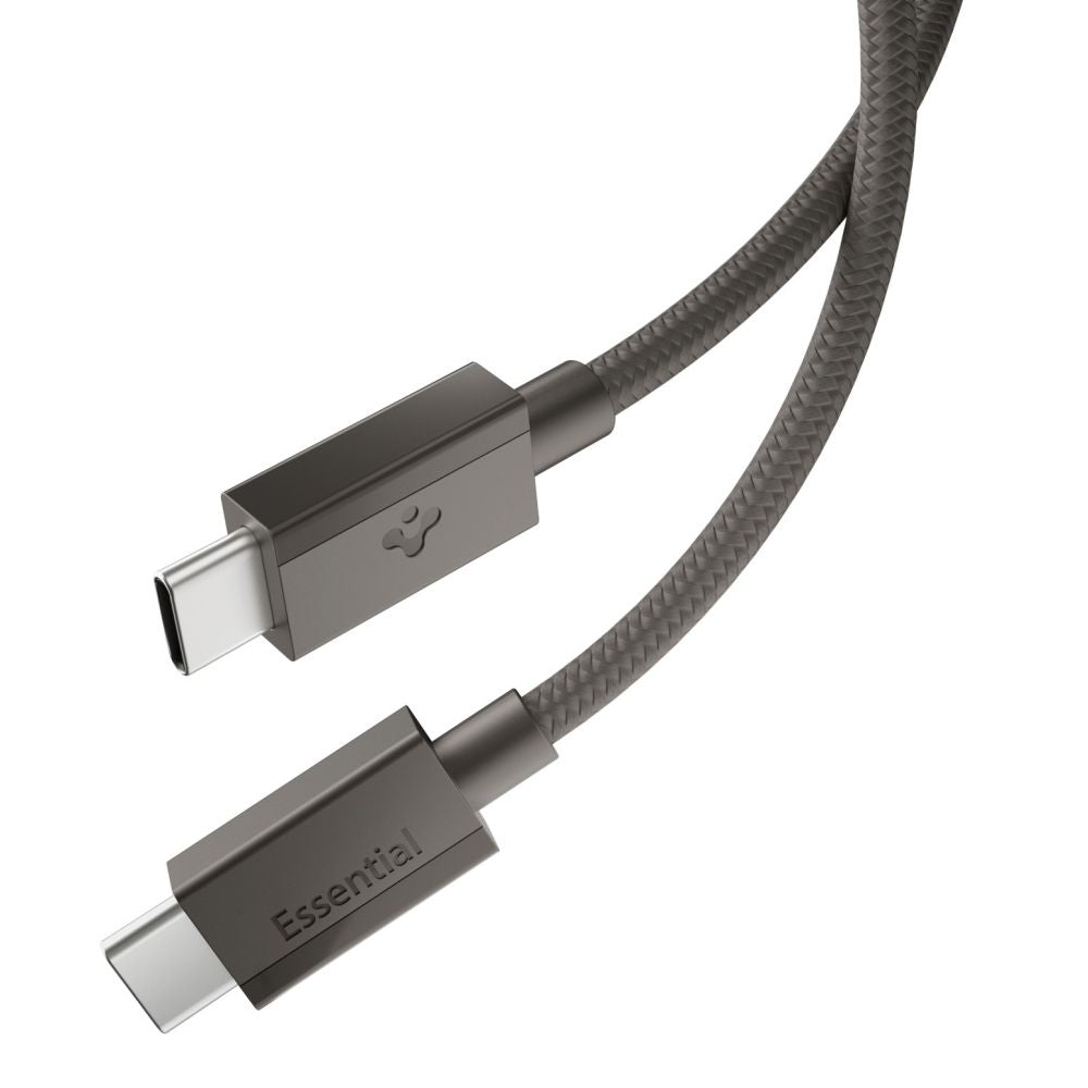 Spigen Eb6015 Cc Essential Usb C Kabel 60 W 150 Cm Gunmetal