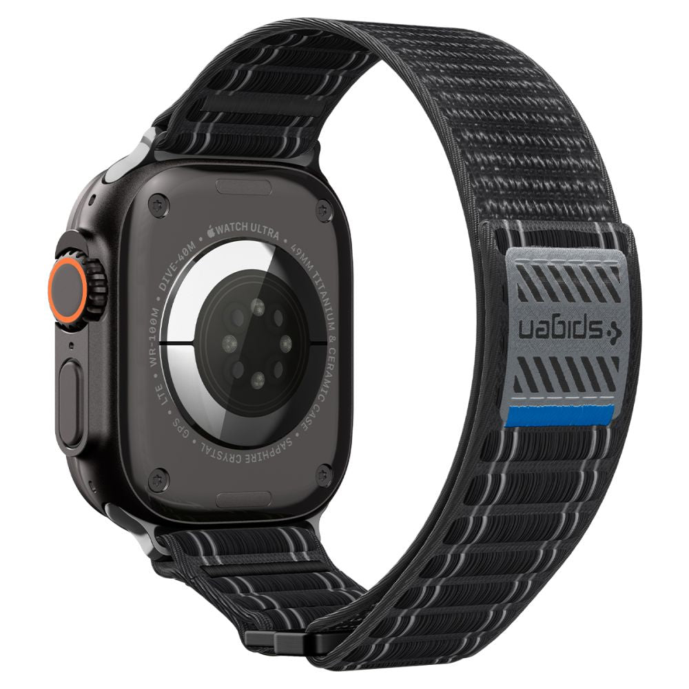 Spigen Wbf0 Remmen Til Apple Watch 8 / 9 / 10 / 11 / 12 / Se / Ultra (44 / 45 / 46 / 49 Mm) Sort