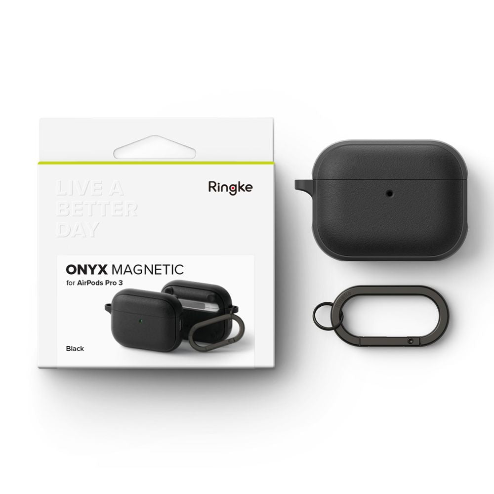 Ringke Onyx Magnetiske Magsafe Apple Airpods Pro 3 Sort