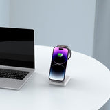 Tech Protect Qi15 W A36 3 I 1 Trådløs Oplader Til Apple Hvid