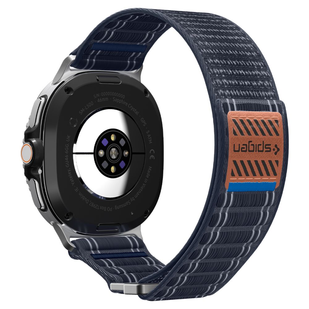 Spigen Wbf0 Band Til Samsung Galaxy Watch 8 / 9 / Classic (40 / 44 / 46 Mm) Marineblå