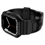 Spigen Rugged Armor ”Pro” Apple Watch 6 / 7 / 8 / 9 / Se 1 / 2 / 3 (44 / 45 Mm) Sort
