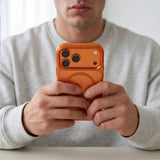 Tech Protect Magmat Magsafe Cc Iphone 17 Pro / 18 Pro Cosmic Orange/Clear