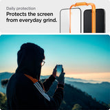 Hærdet Glas Spigen Alm Glass Fc 2 Pack Iphone 15 Sort