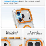 Spigen Ultra Hybrid Optik S Magsafe Iphone 17 Pro Max / 18 Pro Max Klar/Orange