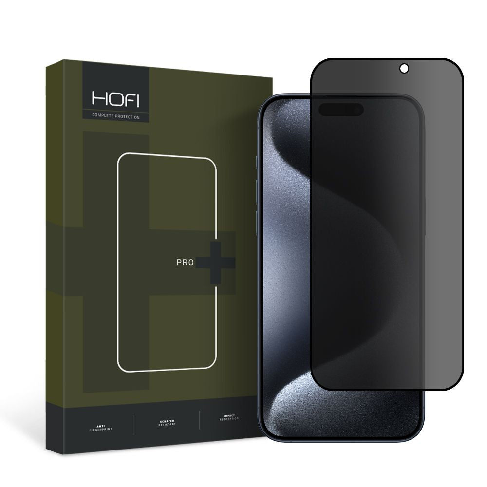 Privacyglas Hofi Anti Spy Glass Pro+ Iphone 15 Pro Fortrolighed