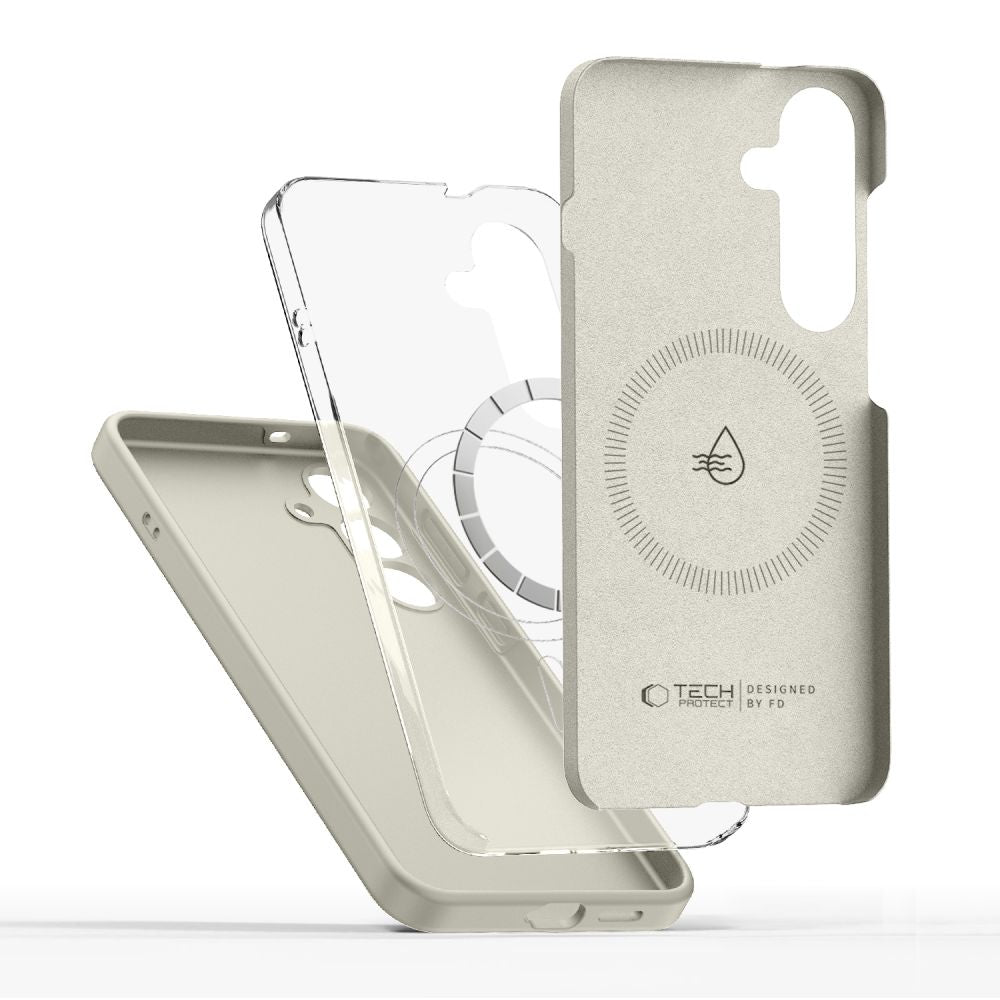 Tech Protect Silikone Magsafe Galaxy S26 Cosmic Latte
