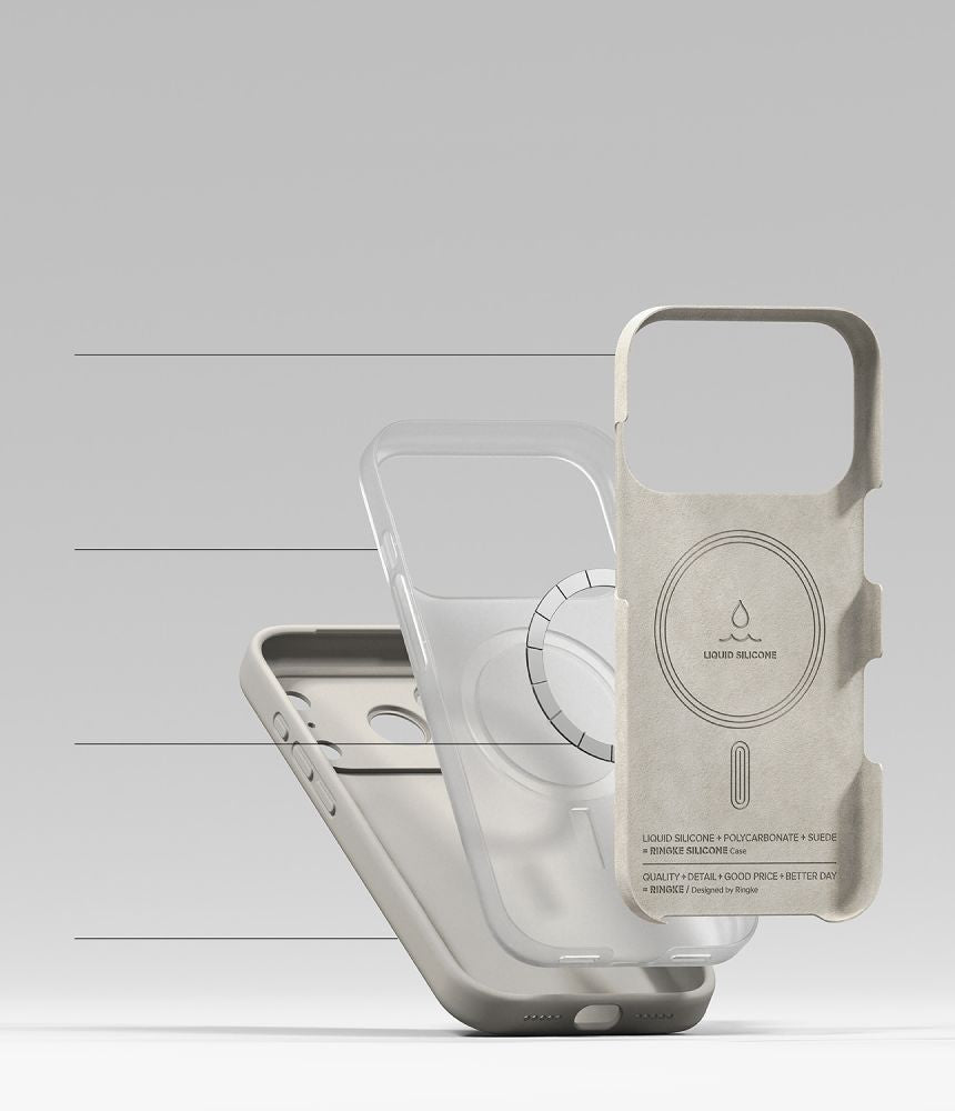 Ringke Silikone Magnetisk Magsafe Iphone 18 Pro Max Sten