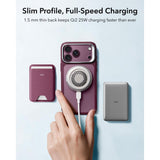 Esr Classic Hybrid Støtte Magsafe Iphone 17 Pro / 18 Pro Frosted Deep Burgundy