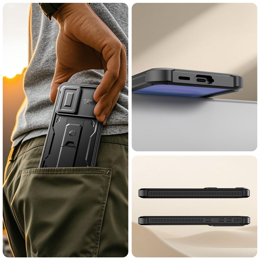 Tech Protect Kevlar Cam+ 2 Sæt Galaxy A57 5 G Sort