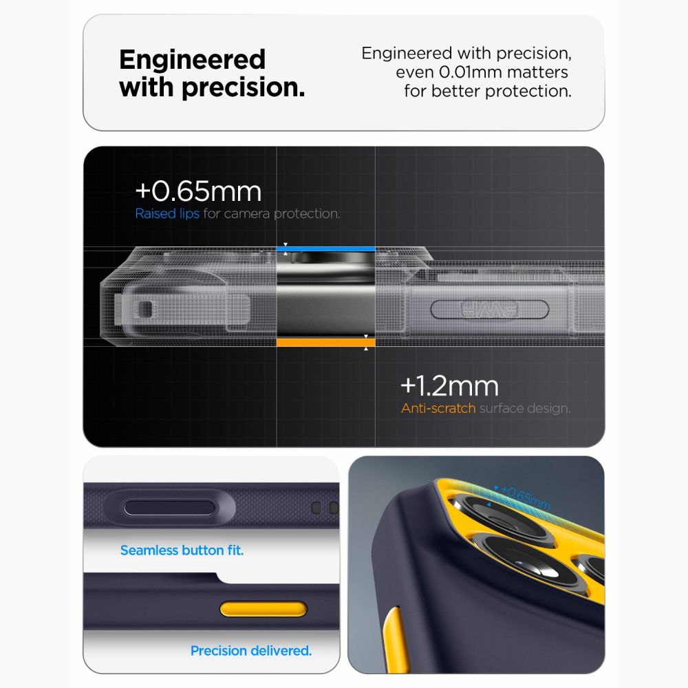 Spigen Nano Pop Magsafe Iphone 17 Pro Max / 18 Pro Max Blåbær Marineblå