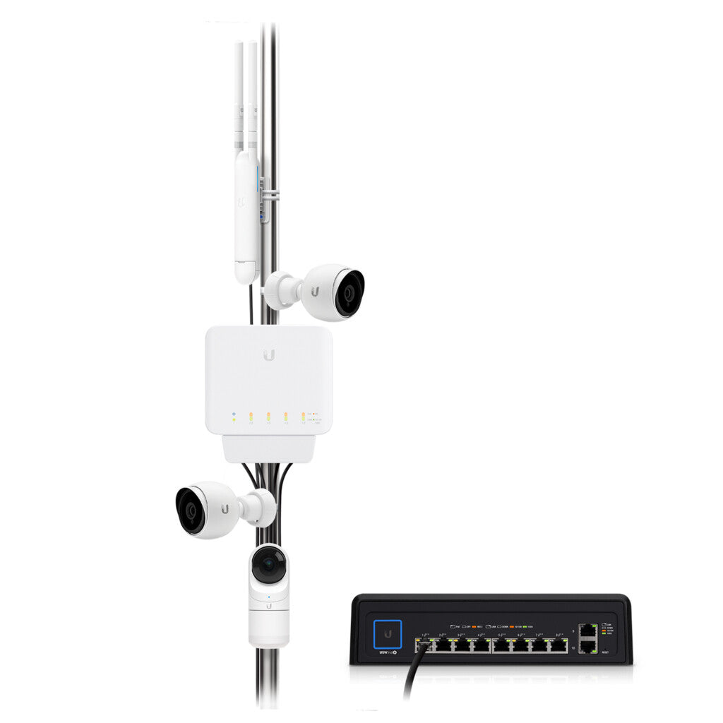 Ubiquiti UniFi USW‑FLEX Administreret L2 Gigabit Ethernet (10/100/1000) Strøm over Ethernet (PoE) Hvid