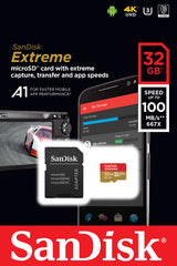SanDisk Extreme 32 GB MicroSDHC UHS-I Klasse 10