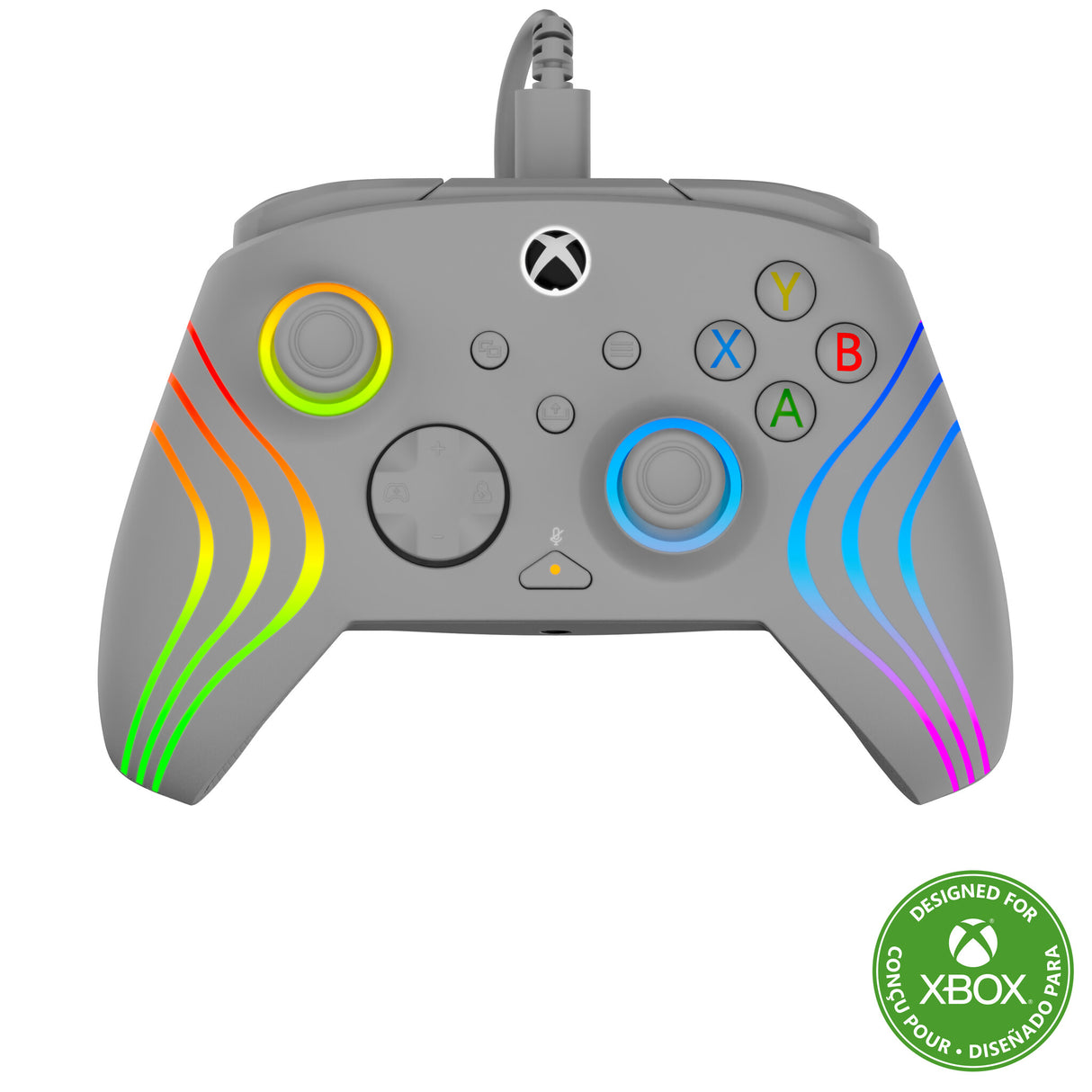 Turtle Beach Afterglow Wave Grå USB Gamepad PC, Xbox, Xbox One, Xbox Series S, Xbox Series X