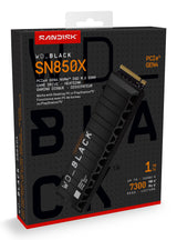 WD_BLACK SN850X NVMe SSD SSD WDS100T2XHE 1TB M.2 PCI Express 4.0 x4 (NVMe)