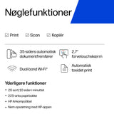 HP OfficeJet Pro 8124e Trådløst All-in-One Farve Printer, Instant Ink; 2-sidet printning