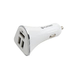 Platinet PLCR3W oplader til mobil enhed Universel Hvid Cigartænder Automatisk