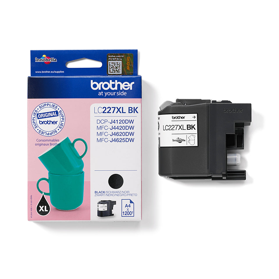 Brother LC227XLBK blækpatron 1 stk Original Sort