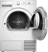 Asko T309HCW er en tørretumbler designet i Sverige med ekstra robust konstruktion for en problemfri hverdag i mange år. Den har en kapacitet på 9 kg og 12 programmer for nem og effektiv tørring. Maskinen har et brugervenligt fnugfilter, One Motion Lint Fi