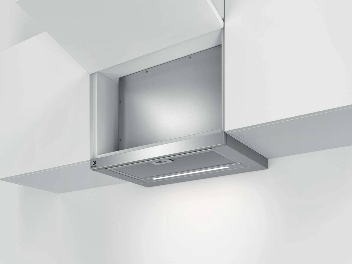 Electrolux LFP616X Semi indbygget (træk ud) Grå 600 m³/t