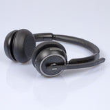 Lindy L118 Headset Trådløs Kontor/Callcenter USB Type-C Bluetooth Opladningsstativ Sort
