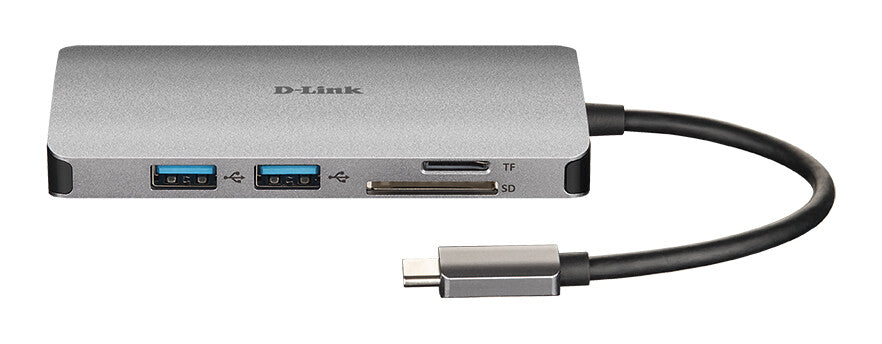 D-Link DUB-M810 dockingstation Ledningsført USB 3.2 Gen 1 (3.1 Gen 1) Type-C Aluminium