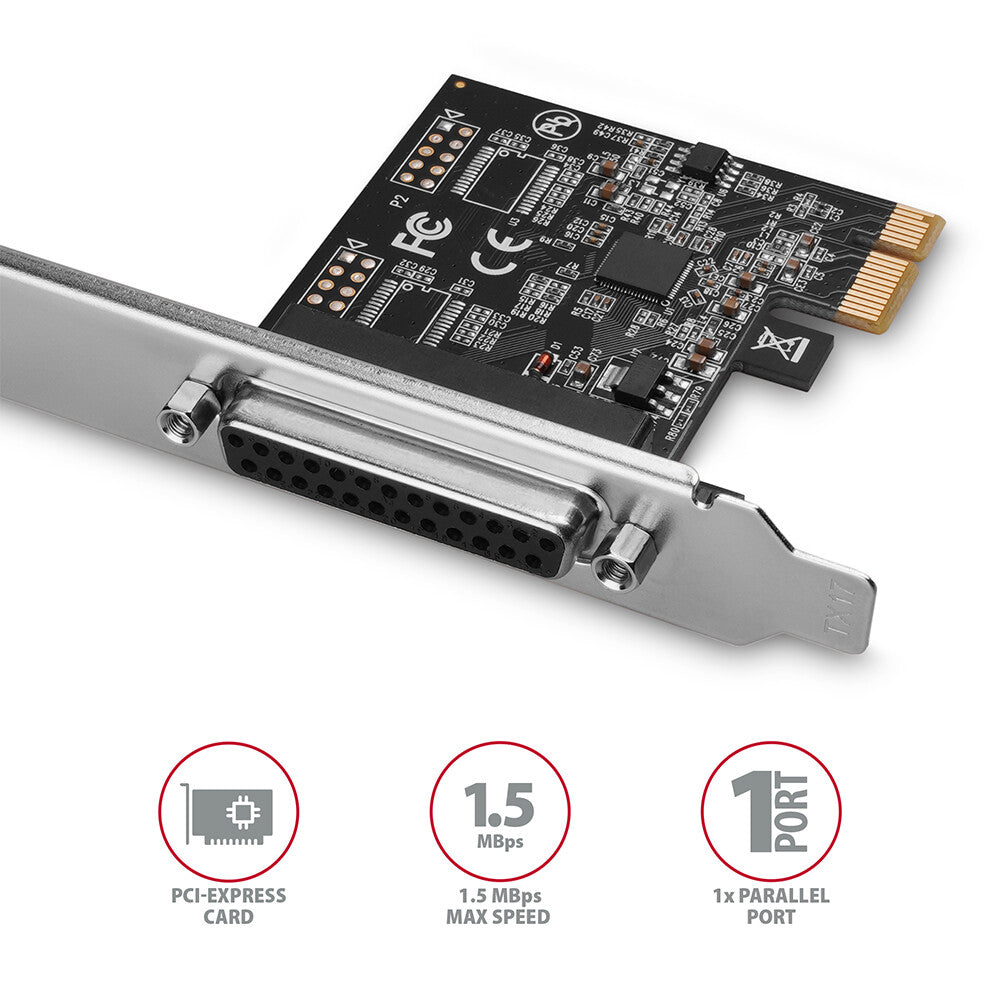 Axagon PCEA-P1N interface-kort/adapter Intern Parallel