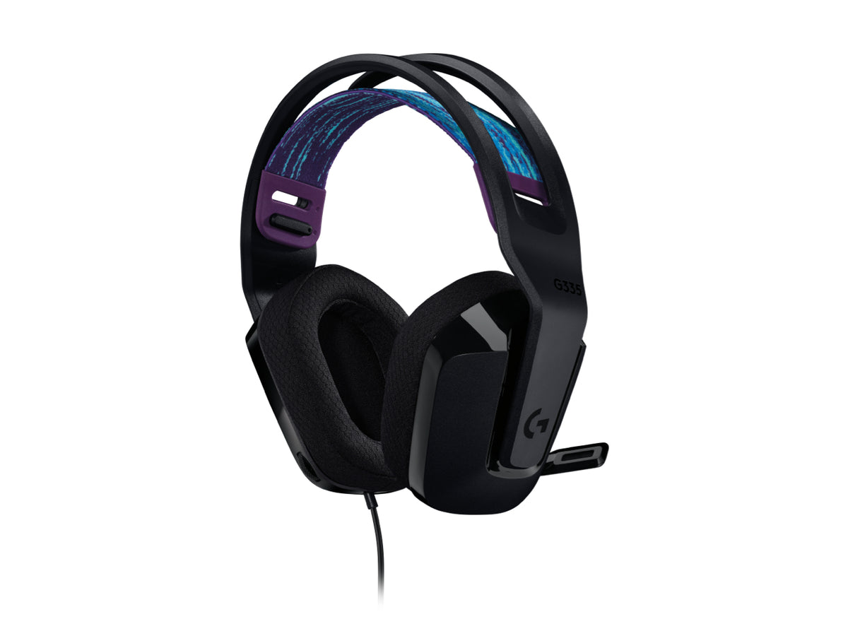Logitech G G335 Wired Gaming Headset Kablet Høretelefoner Sort