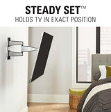 SANUS VMF720-S2 tv-beslag 165,1 cm (65") Sort, Sølv