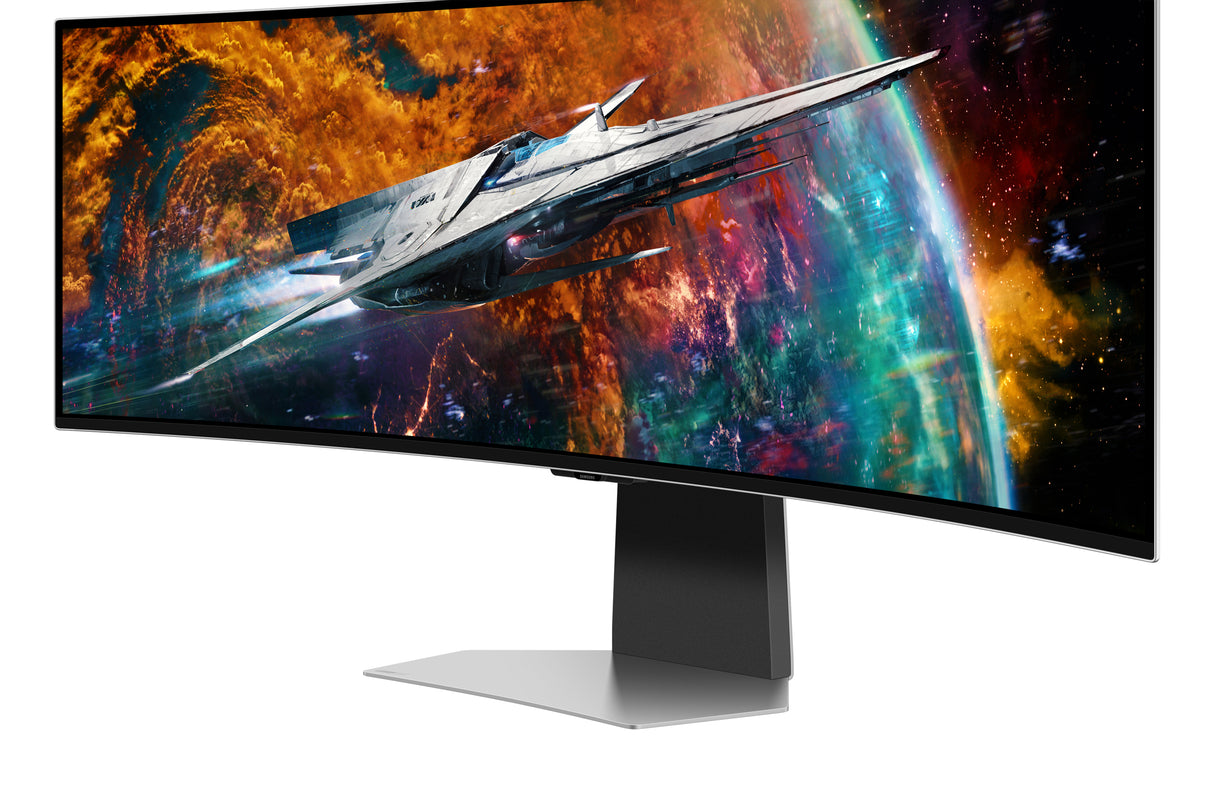 Samsung G95SC computerskærm 124,5 cm (49") 5120 x 1440 pixel Dual QHD OLED Sølv